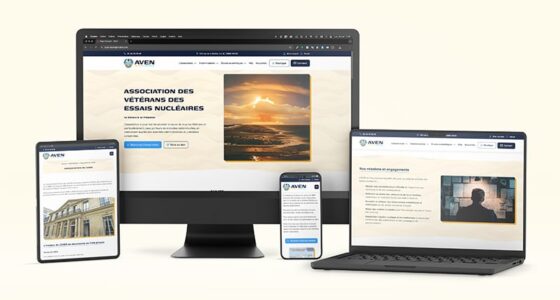 Mise en ligne du nouveau site internet