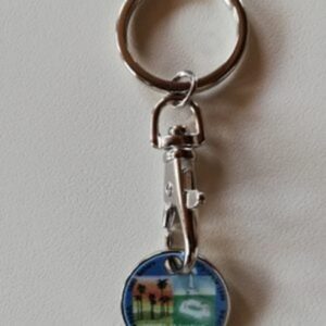 Porte-clés ave jeton logo AVEN