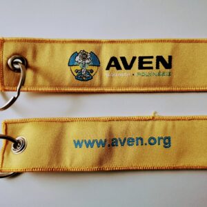 Porte-clés tissu Aven nouveau logo