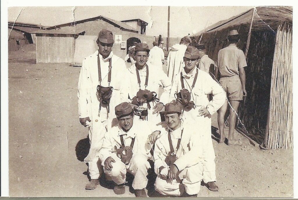 Au BMDD en tenue de décontamination.