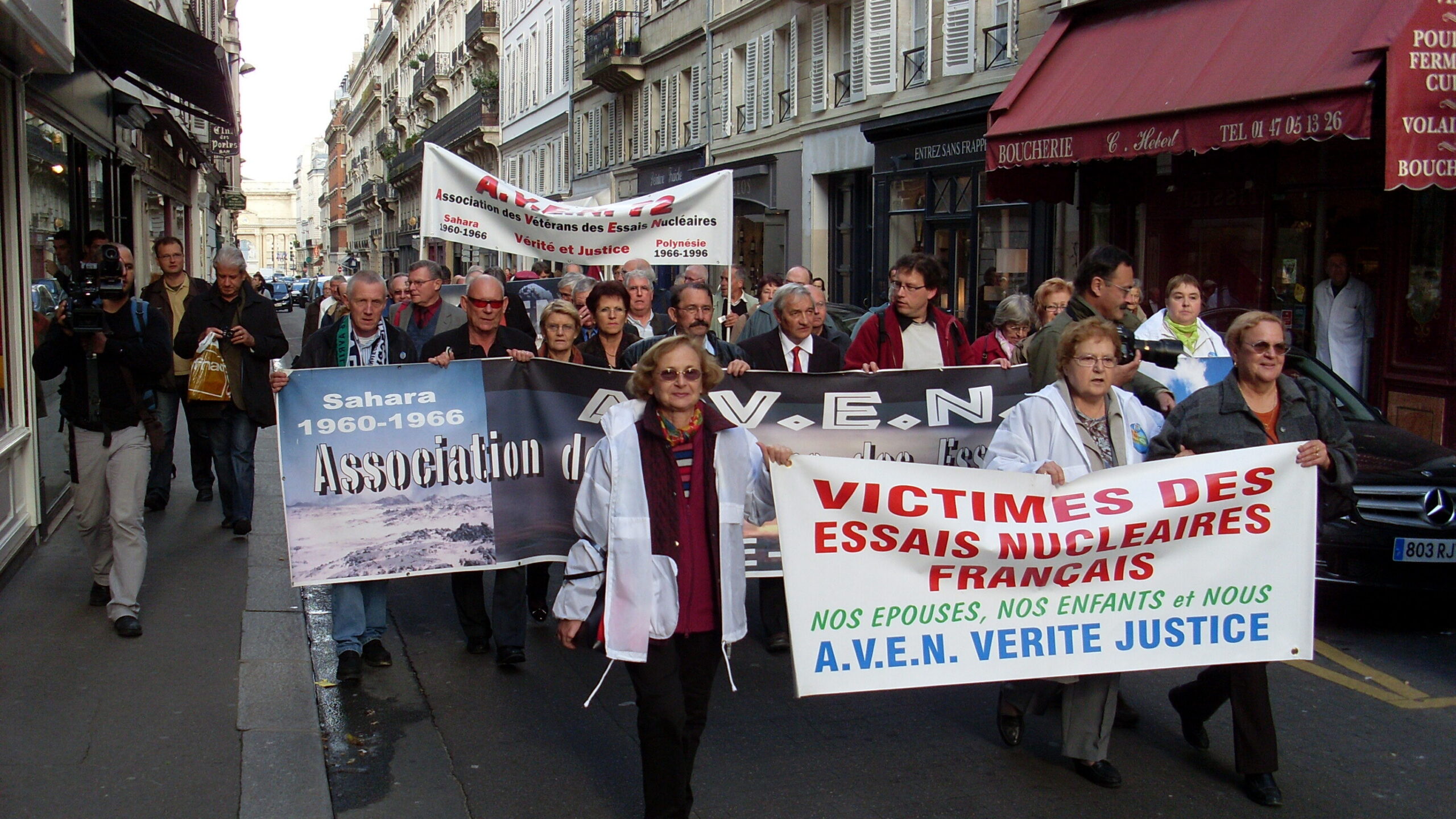 Manifestation au Sénat 